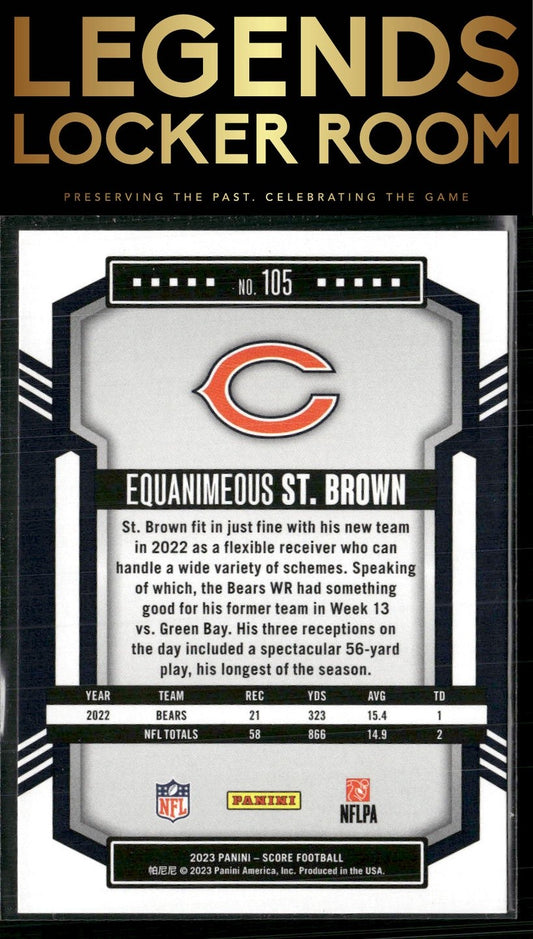 2023 Score #105 Equanimeous St. Brown