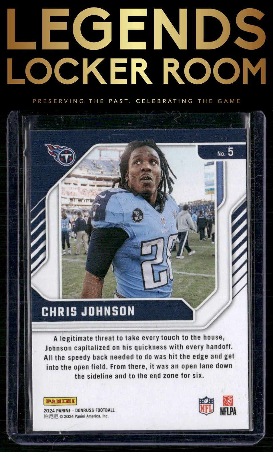 2024 Donruss #5 Chris Johnson The Legends Series