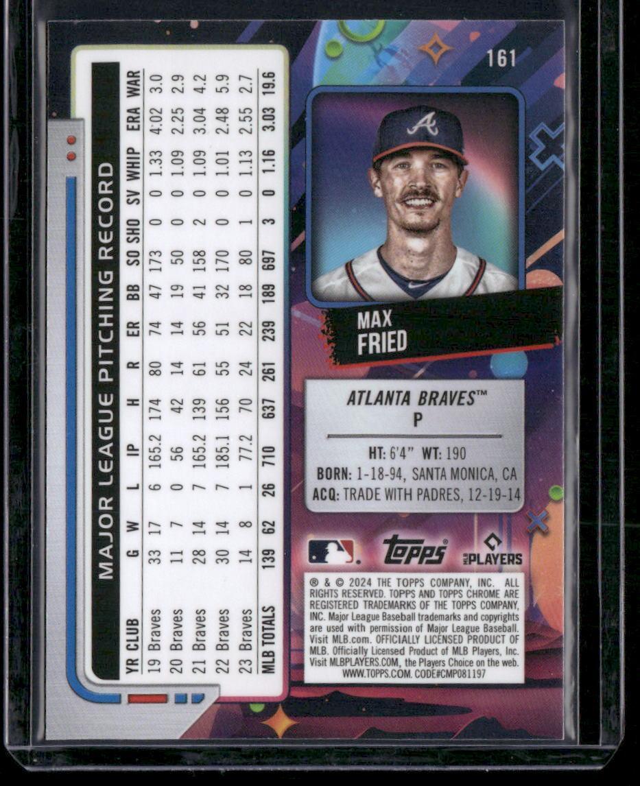 2024 Topps Chrome Cosmic #161 Max Fried