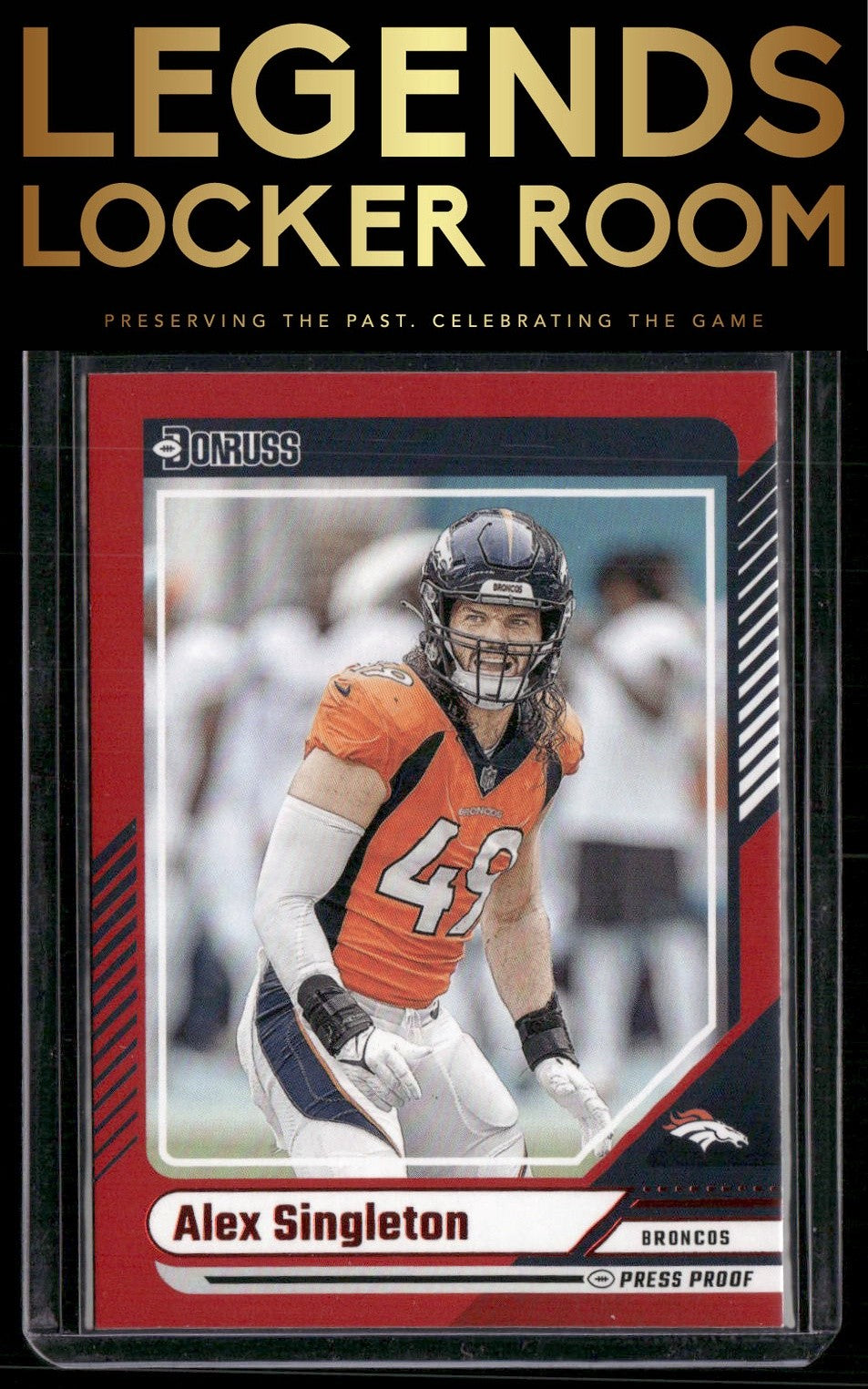 2024 Donruss #231 Alex Singleton Press Proof Red