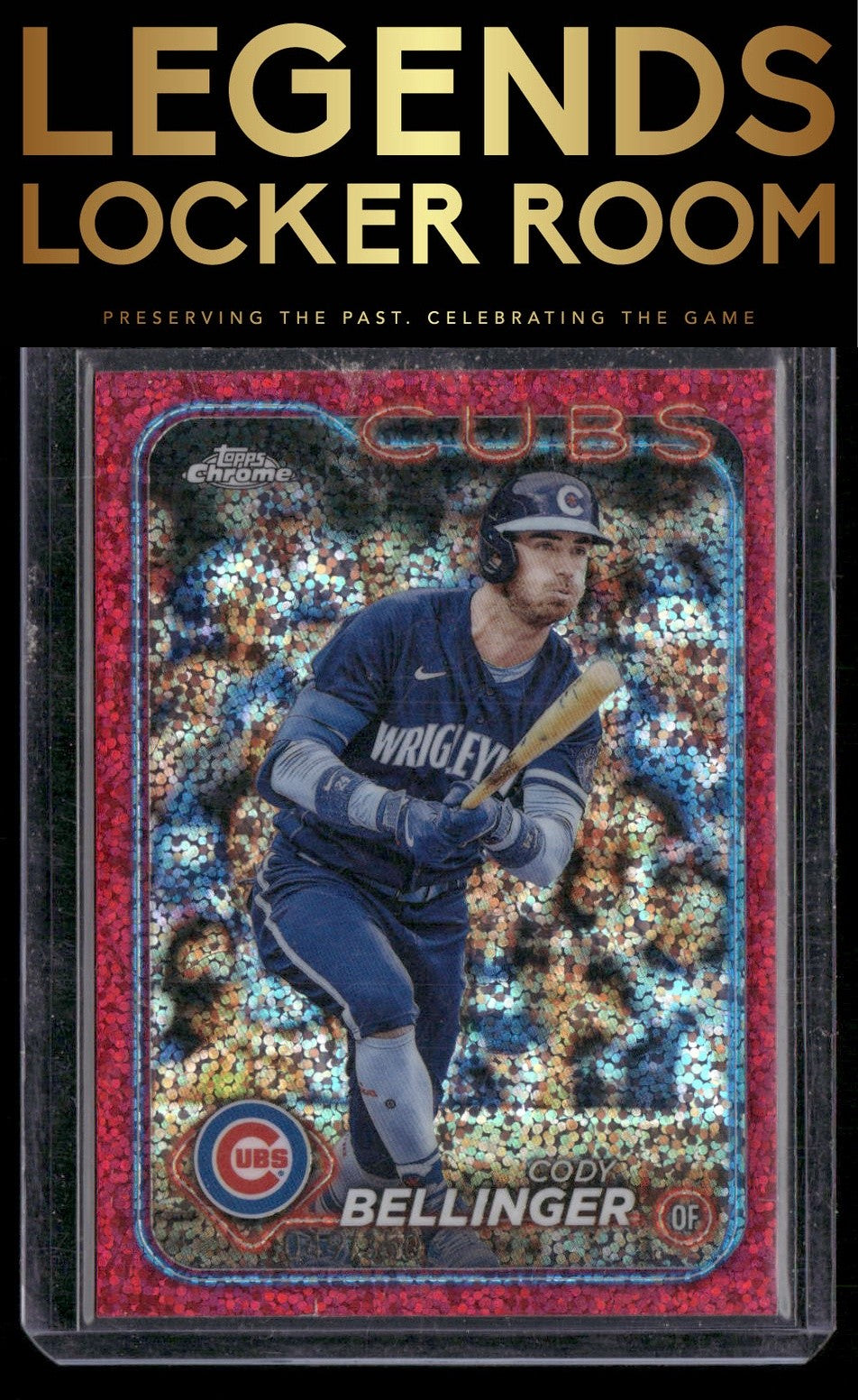2024 Topps Chrome #232 Cody Bellinger Magenta Speckle Refractors #/350