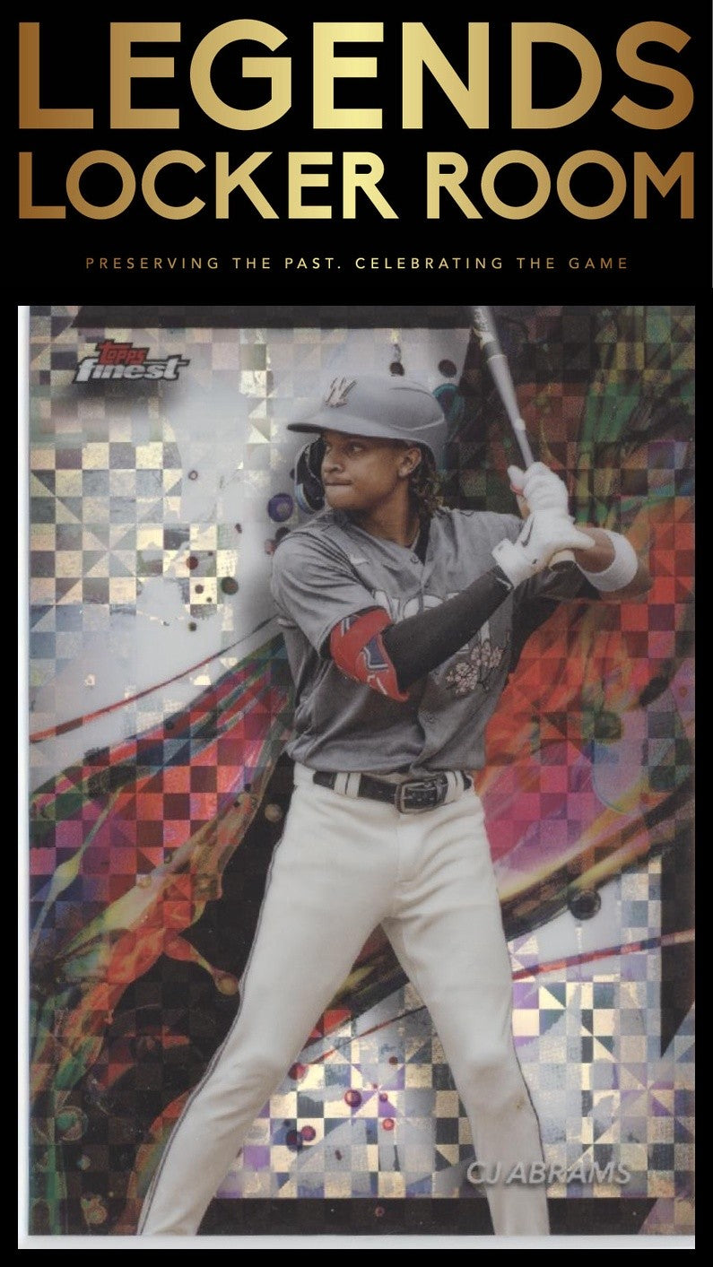 2024 Finest #60 CJ Abrams Checkerboard Refractor