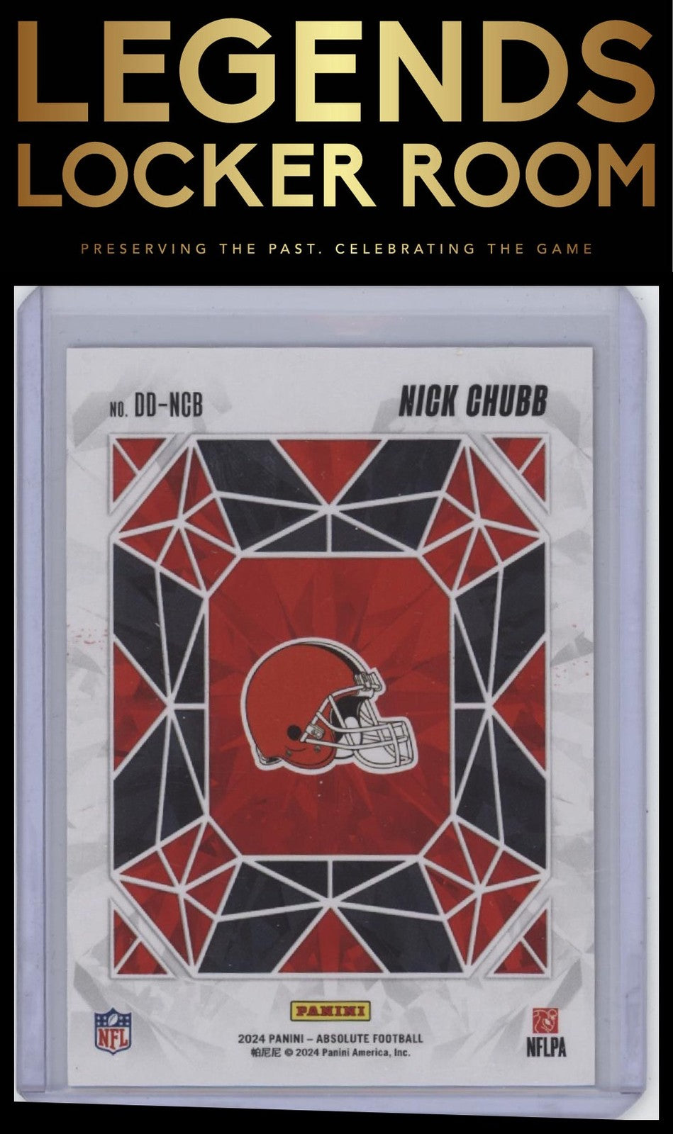 2024 Panini Absolute #DD-NCB Nick Chubb Draft Diamonds Red Spectrum #/150