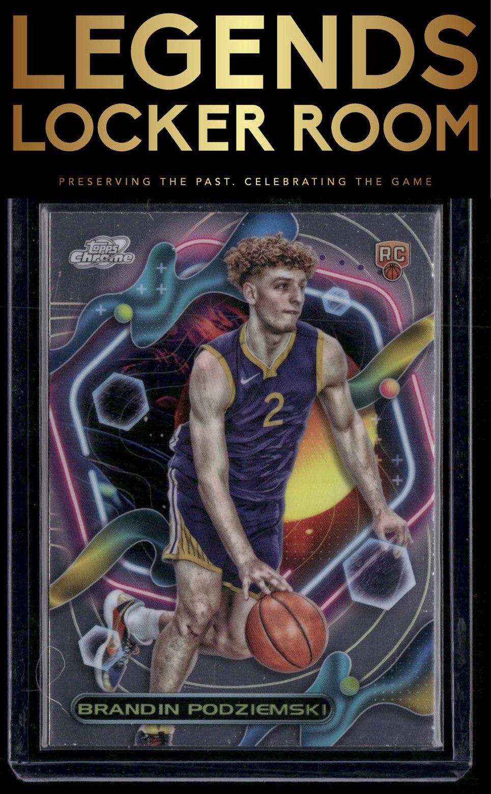 2023-24 Topps Chrome Cosmic #167 Brandin Podziemski