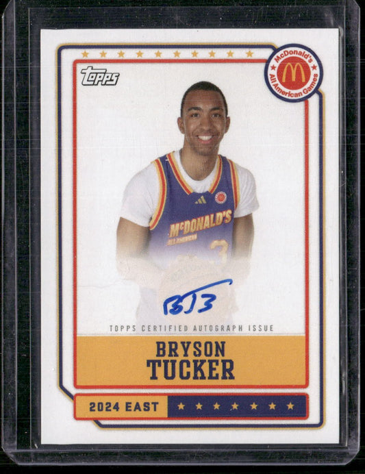 2024 Topps McDonald's All-American Bryson Tucker American Event Auto