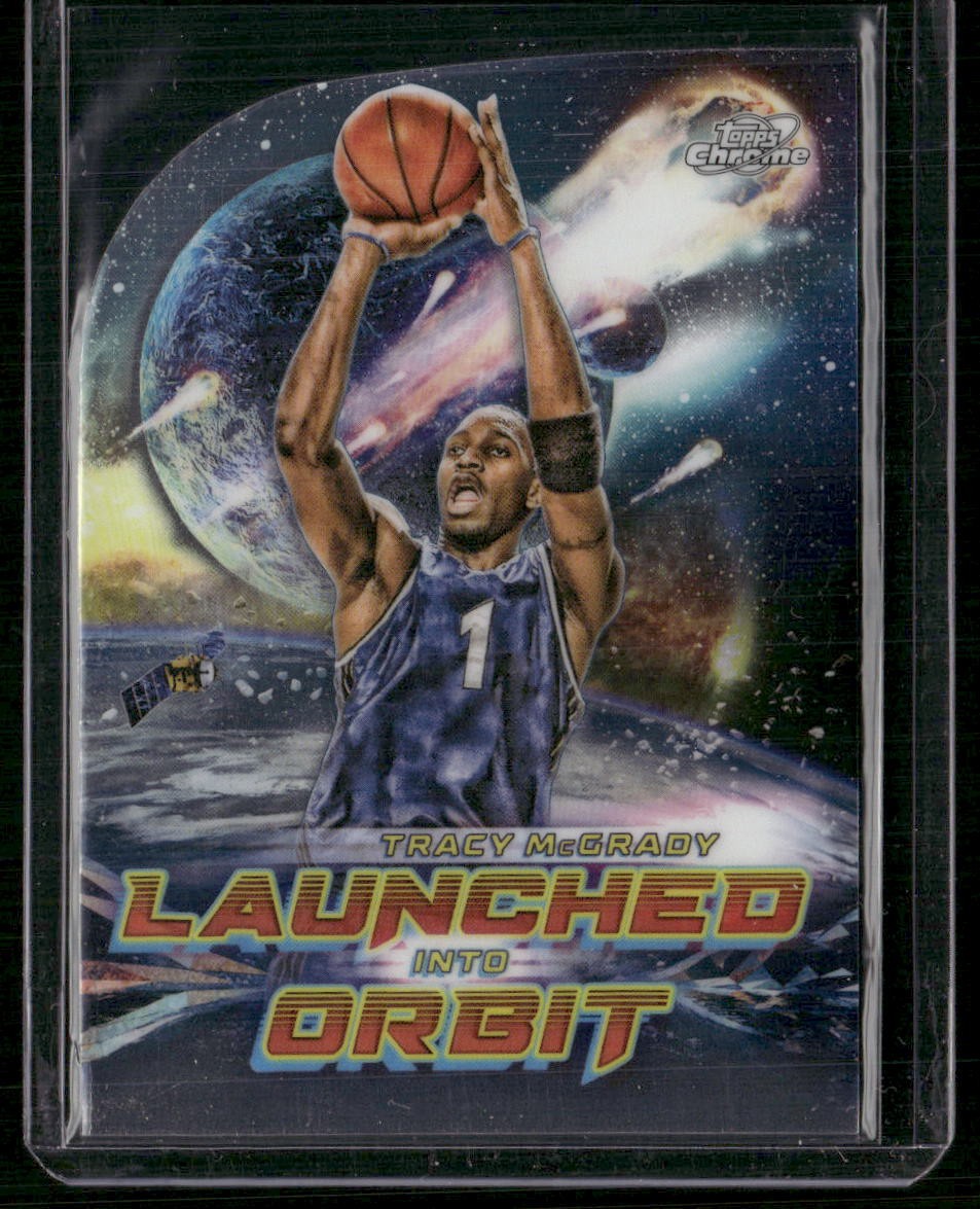2023-24 Topps Chrome Cosmic #LIO-25 Tracy McGrady Launched Into Orbit