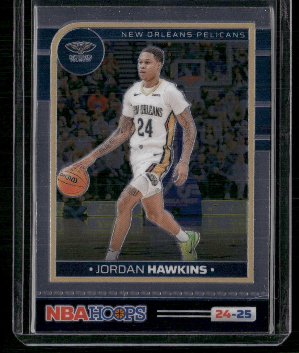 2024-25 Hoops #109 Jordan Hawkins Premium Prizms Silver