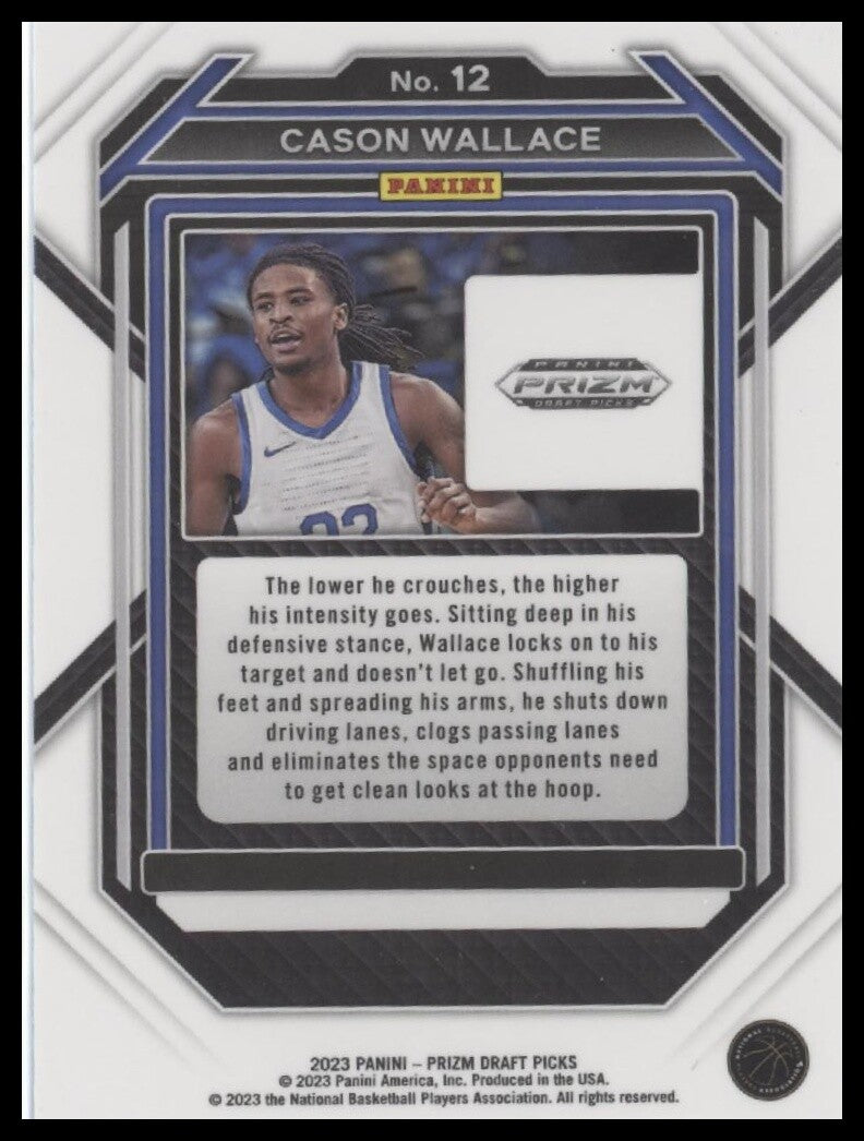 2023 Panini Prizm Draft Picks #12 Cason Wallace