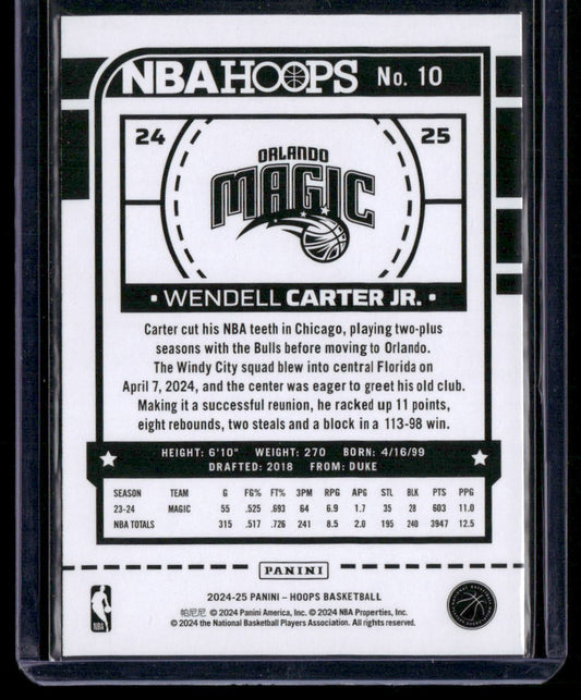 2024-25 Hoops #10 Wendell Carter Jr.