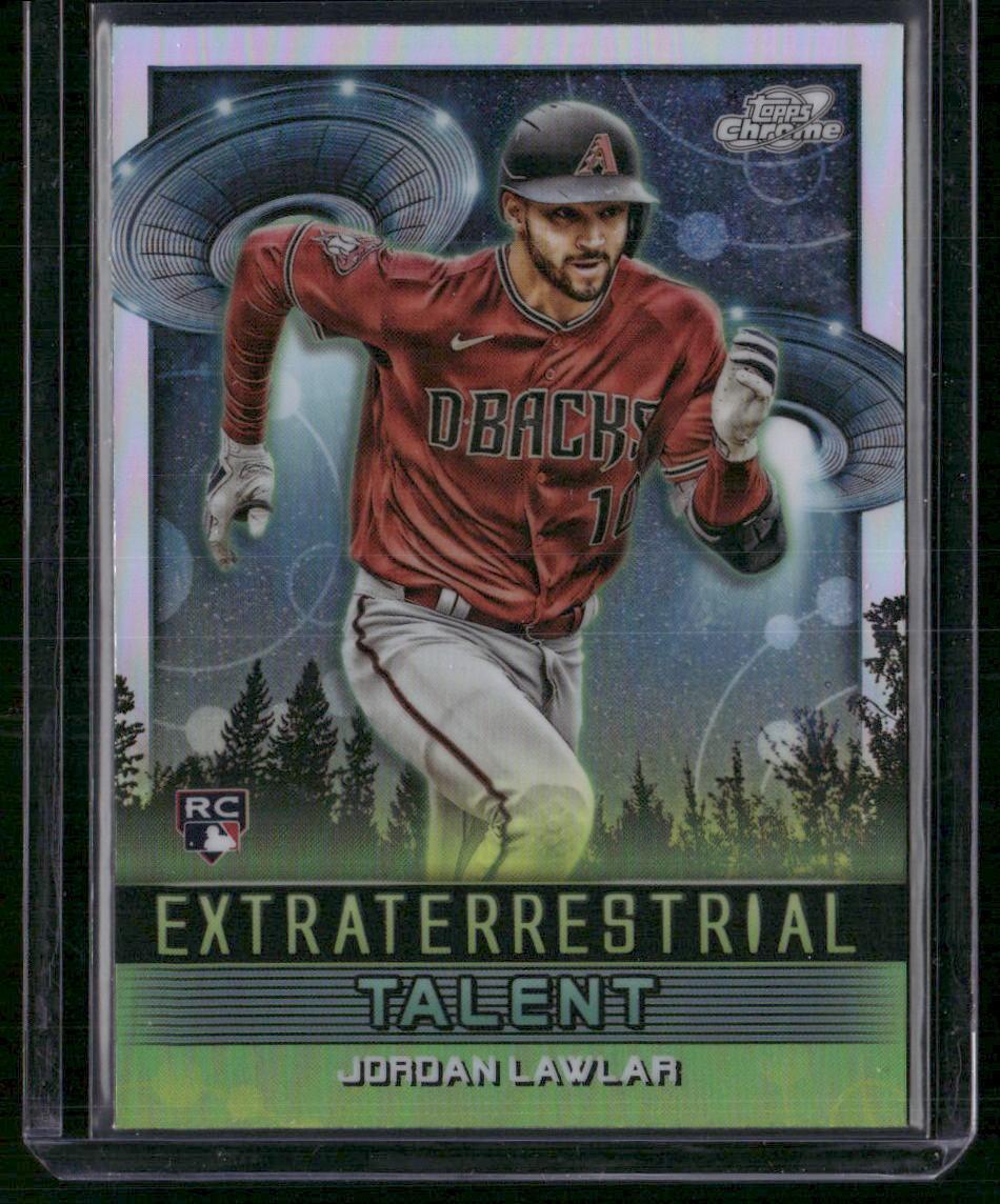 2024 Topps Chrome Cosmic #ET-18 Jordan Lawlar Extraterrestrial Talent