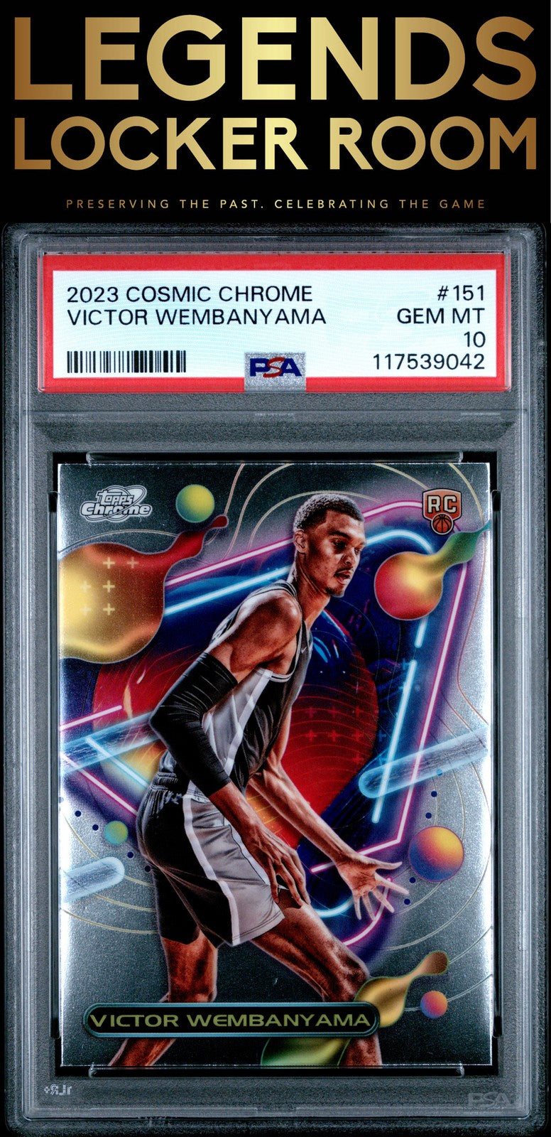 2023 Topps Cosmic Chrome #151 Victor Wembanyama PSA 10
