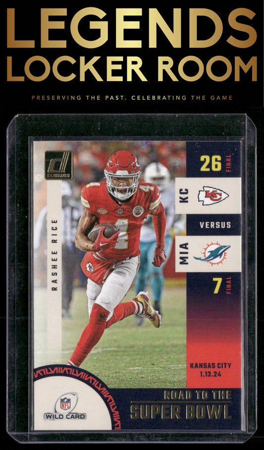 2024 Donruss #SBWC1 Rashee Rice Road to the Super Bowl Wild Card