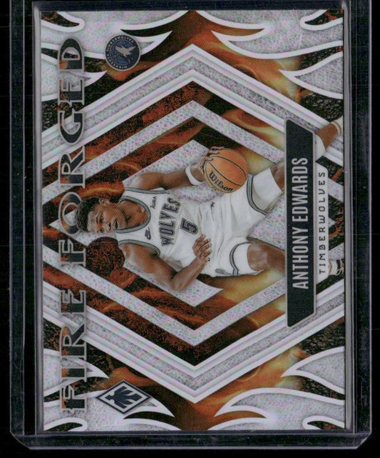 2023-24 Panini Phoenix #17 Anthony Edwards Fire Forged
