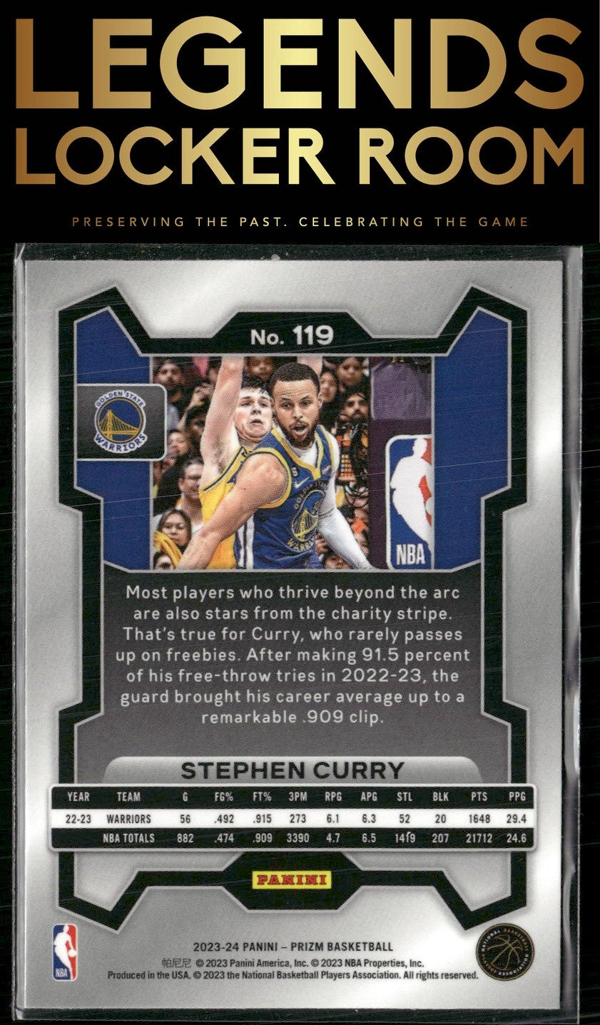 2023-24 Panini Prizm #119 Stephen Curry