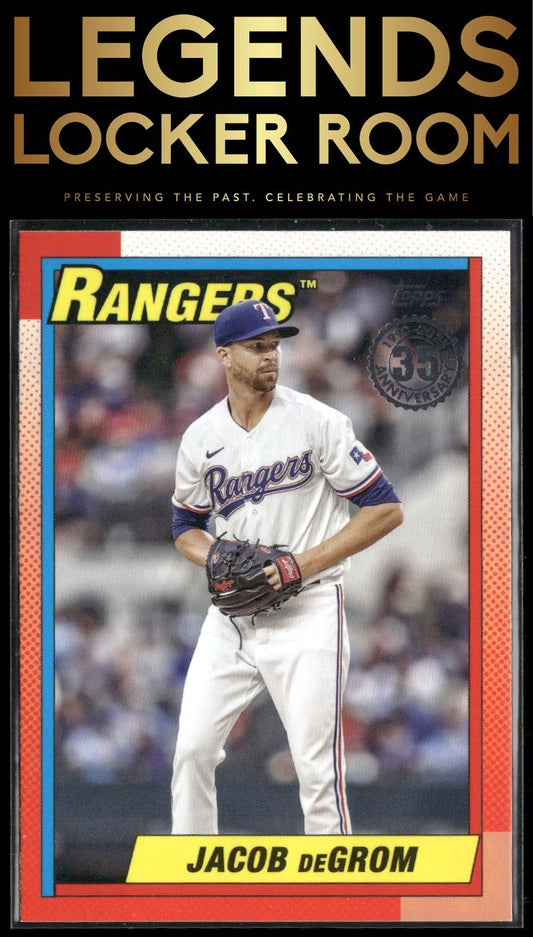 2025 Topps Jacob deGrom 1990 Topps Baseball 35th Anniversary