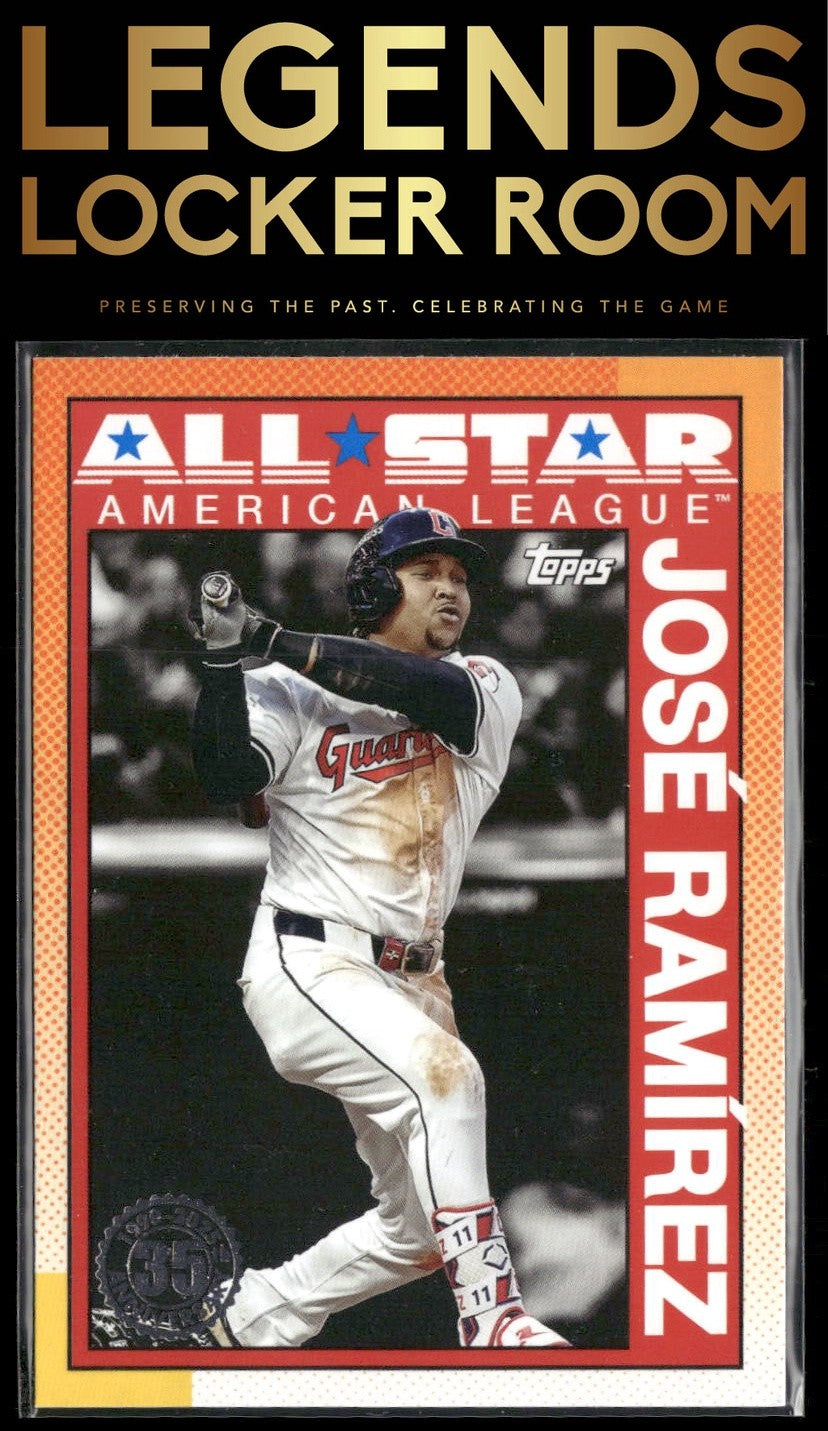 2025 Topps José Ramírez 1990 Topps Baseball 35th Anniversary All-Stars