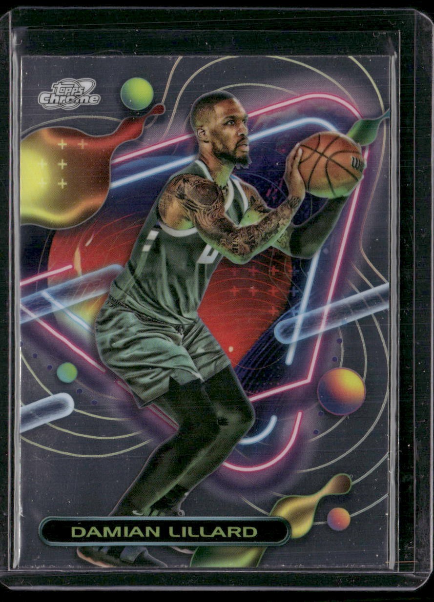 2023-24 Topps Chrome Cosmic #41 Damian Lillard