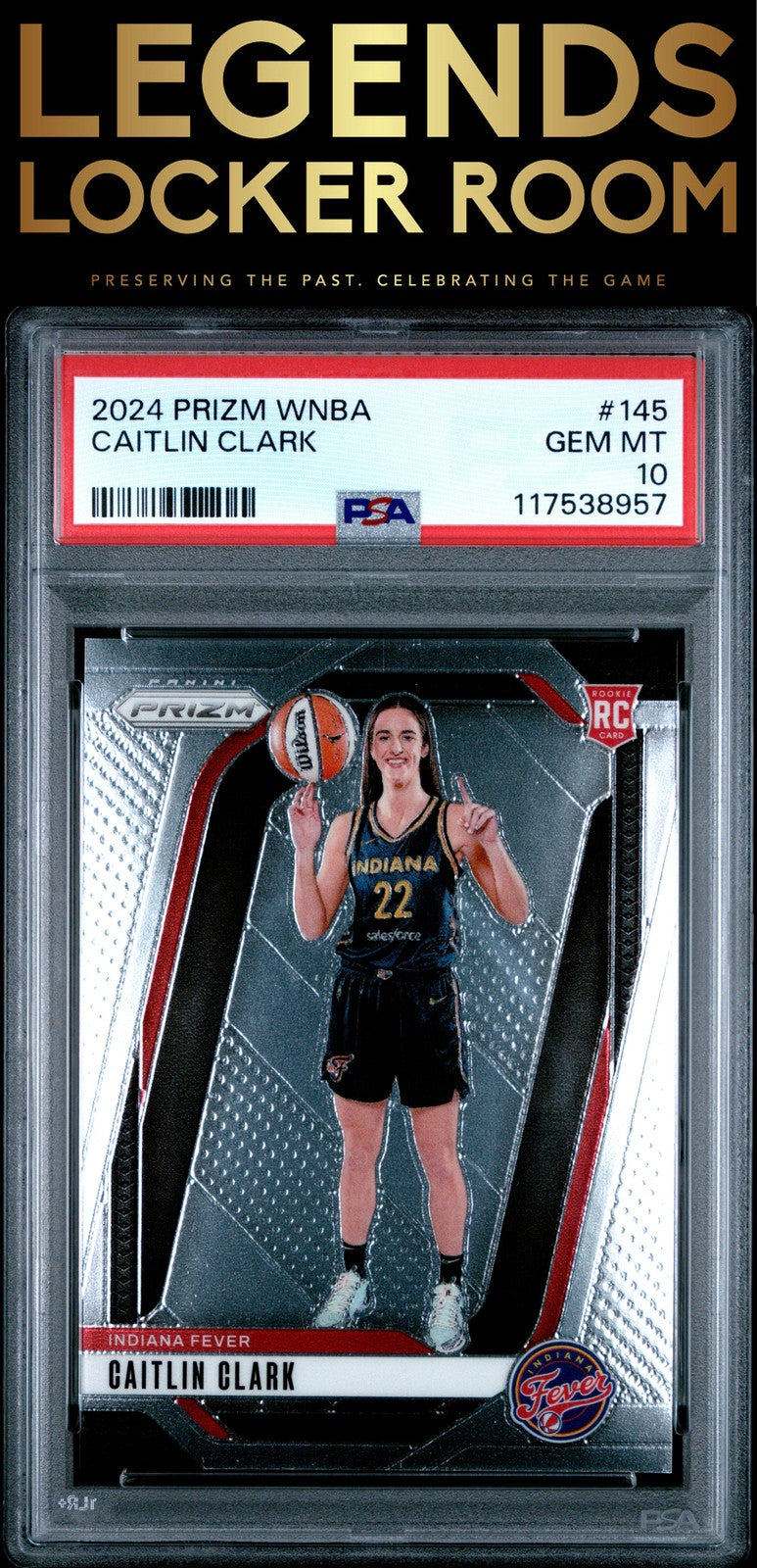 2024 Panini Prizm Wnba #145 Caitlin Clark PSA 10