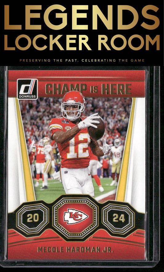2024 Donruss #7 Mecole Hardman Jr. Champ is Here