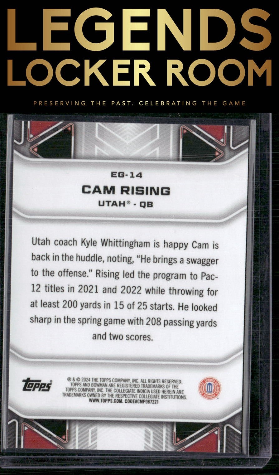 2024 Bowman University Best Cam Rising Elements of the Game Refractor