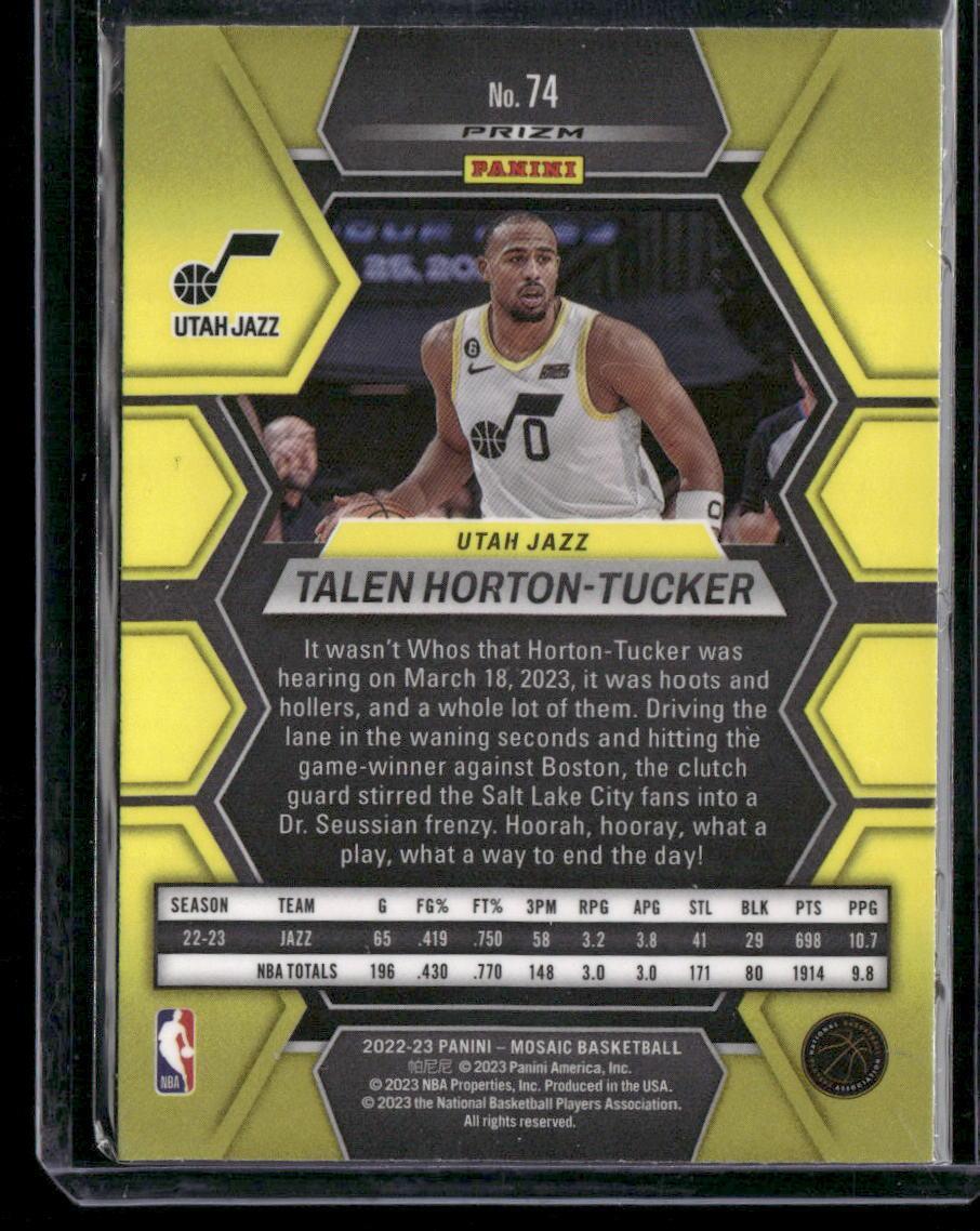 2023-24 Panini Mosaic #74 Herbert Jones Green