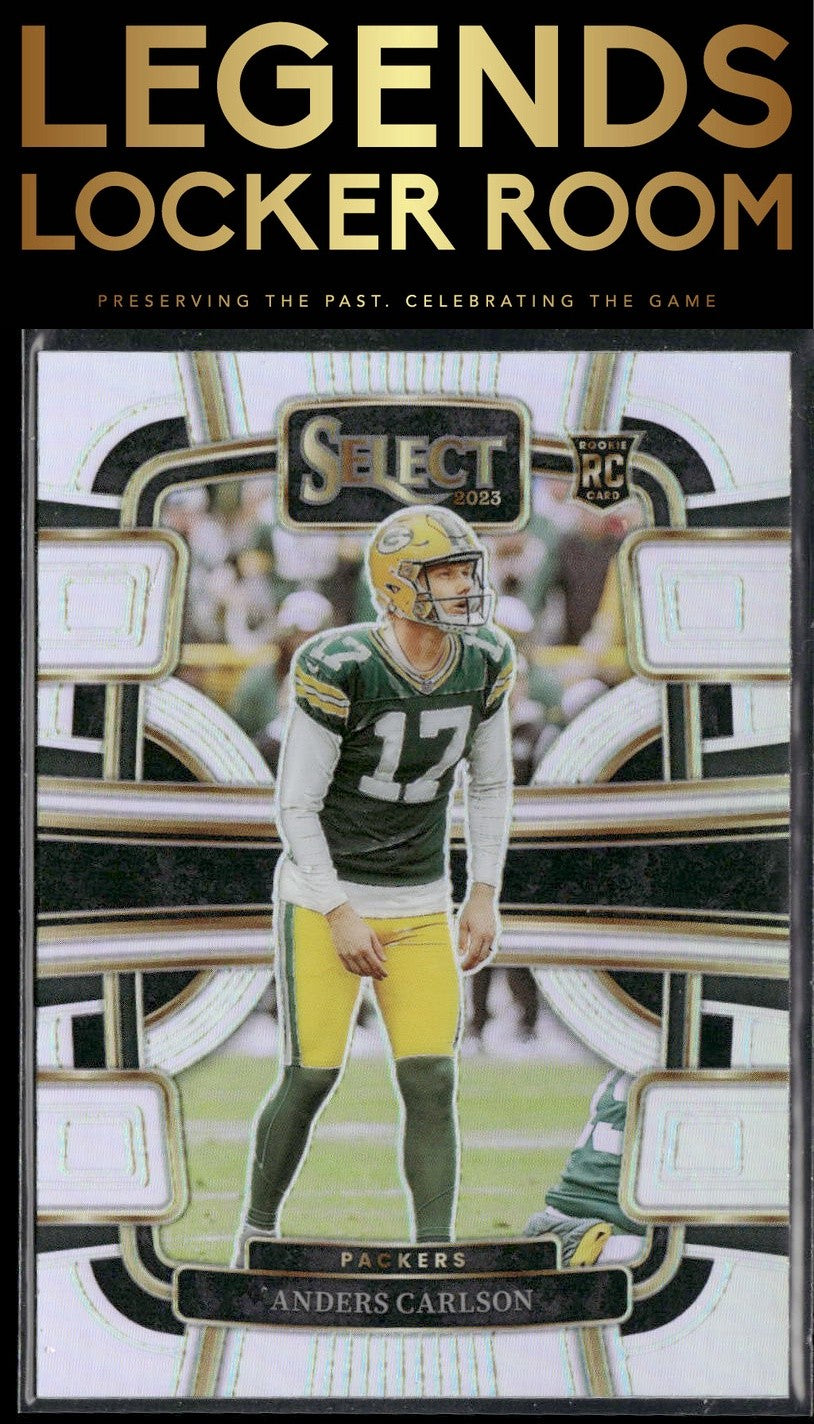 2023 Panini Select #36 Anders Carlson Silver Prizms