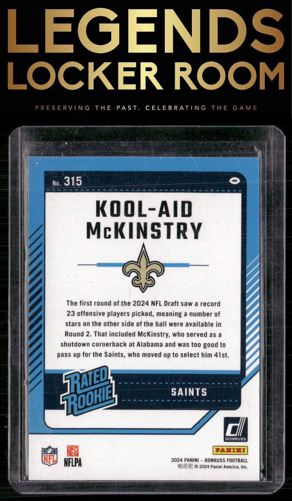 2024 Donruss #315 Kool-Aid McKinstry No Name