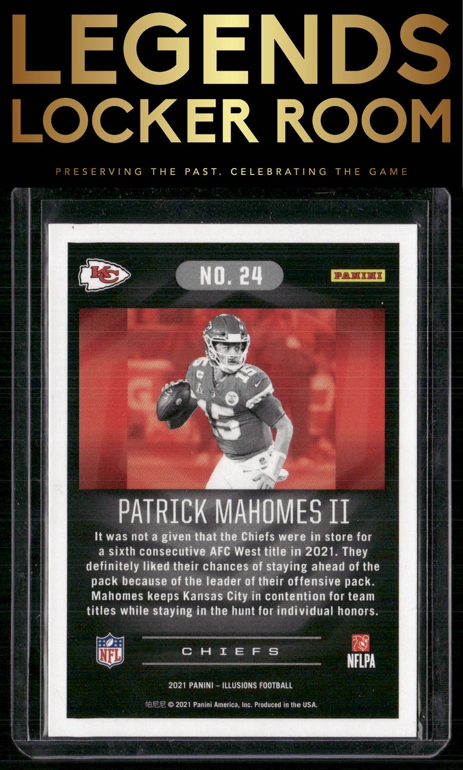 2021 Panini Illusions #24 Patrick Mahomes II Retail