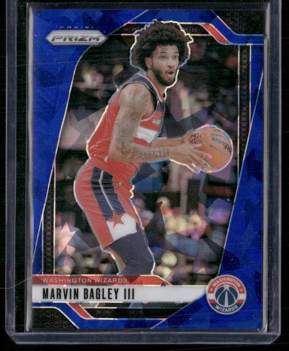 2024-25 Panini Prizm #145 Marvin Bagley III Prizms Blue Ice #/125