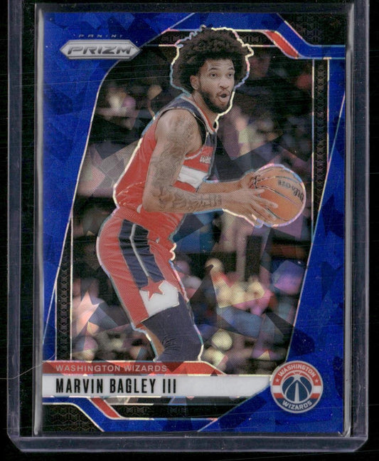 2024-25 Panini Prizm #145 Marvin Bagley III Prizms Blue Ice #/125