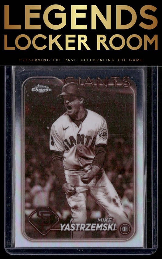 2024 Topps Chrome #87 Mike Yastrzemski Sepia Refractors