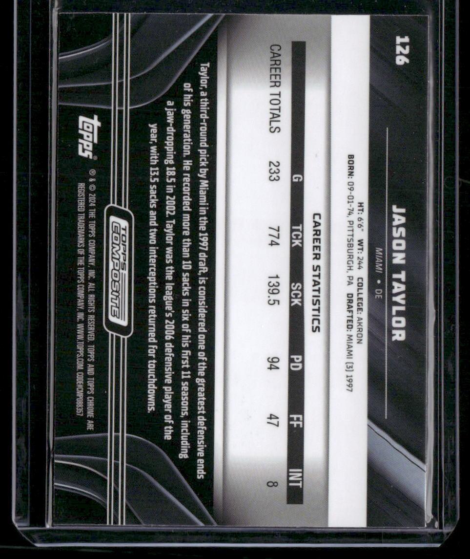 2023 Topps Composite #126 Jason Taylor