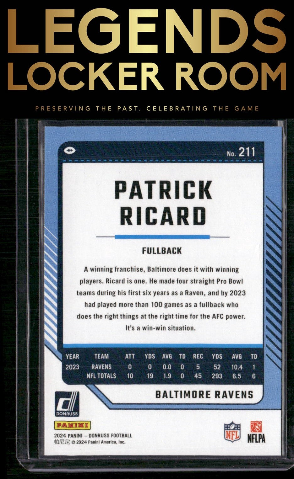 2024 Donruss #211 Patrick Ricard Press Proof Red