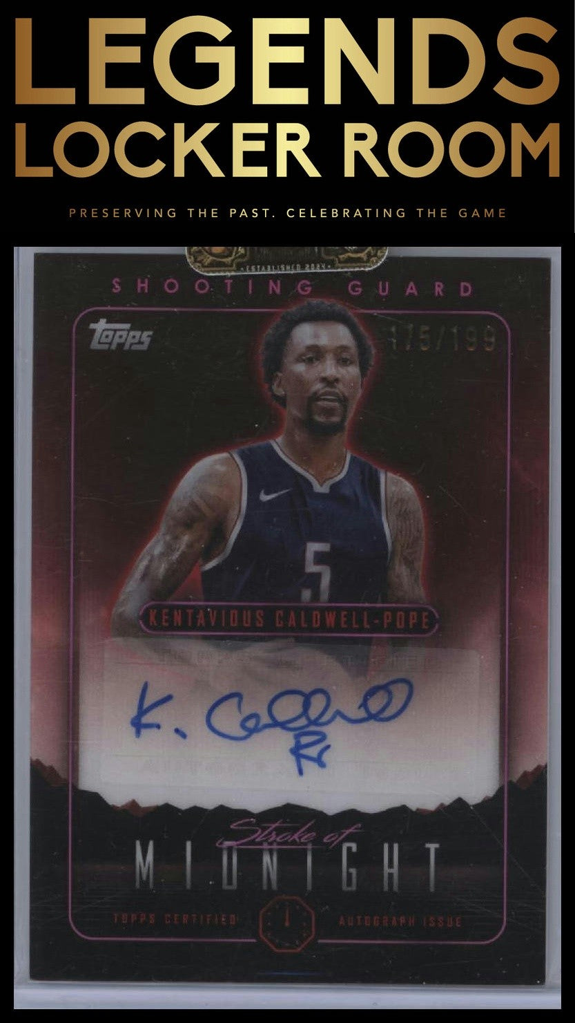 2023-24 Topps Midnight Kentavious Caldwell-Pope Stroke of Midnight Auto /199