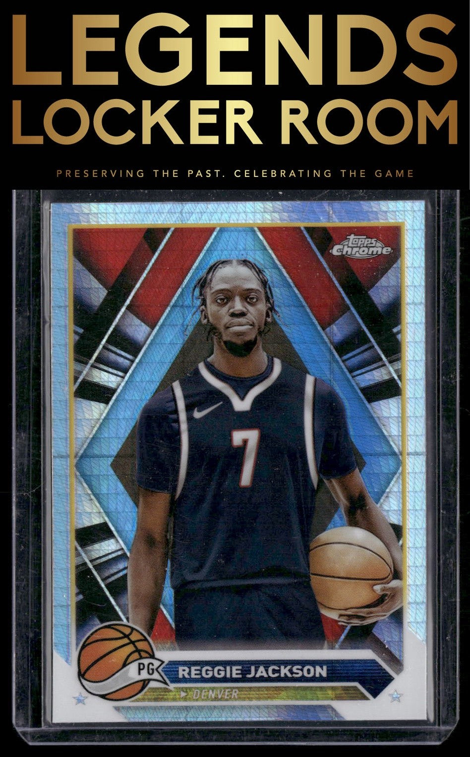 2023-24 Topps Chrome #168 Reggie Jackson Prism Refractors