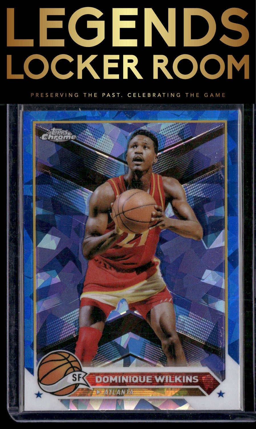 2023-24 Topps Chrome Sapphire Edition #166 Dominique Wilkins