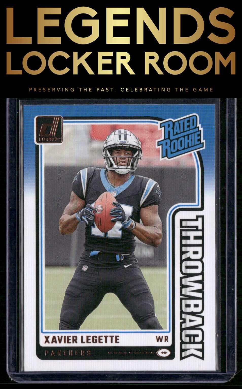 2024 Donruss #25 Xavier Legette Rated Rookies Throwback