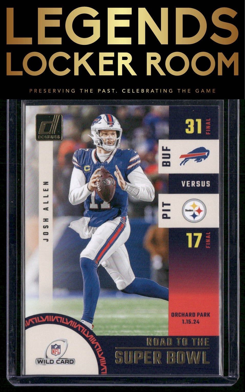 2024 Donruss #SBWC6 Josh Allen Road to the Super Bowl Wild Card