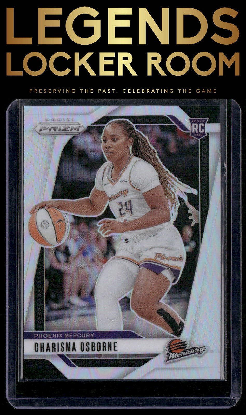 2024 Panini Prizm WNBA #65 Charisma Osborne Silver Prizms