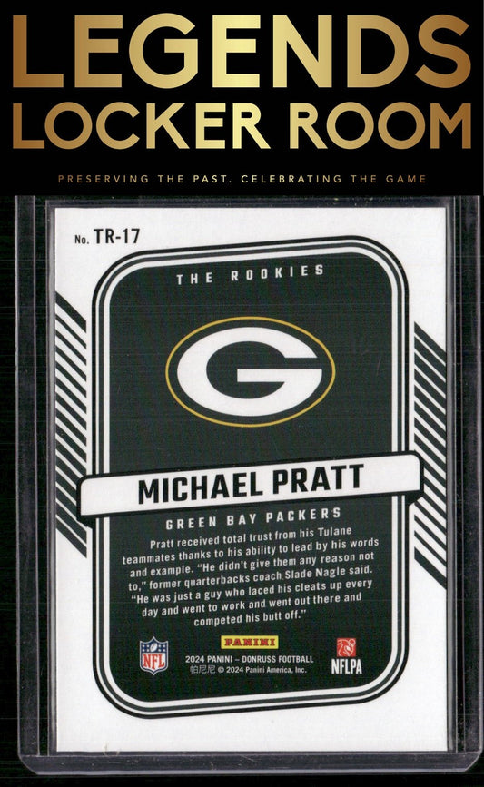 2024 Donruss #TR-17 Michael Pratt The Rookies