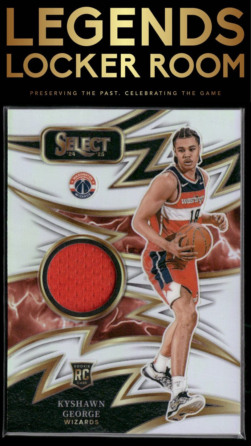 2024-25 Panini Select #SPK-KYS Kyshawn George Sparks