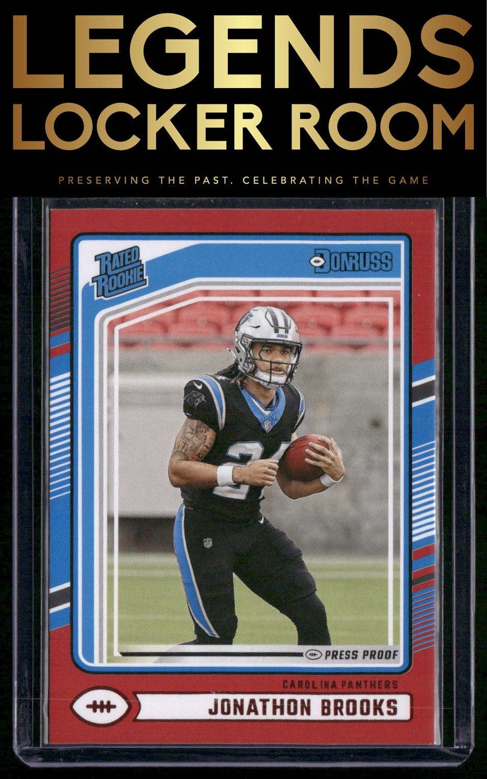 2024 Donruss #354 Jonathon Brooks Press Proof Red