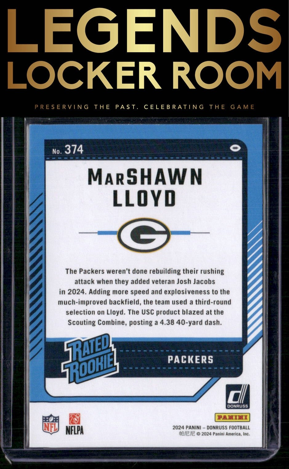2024 Donruss #374 MarShawn Lloyd