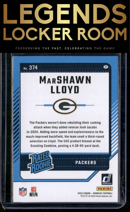 2024 Donruss #374 MarShawn Lloyd