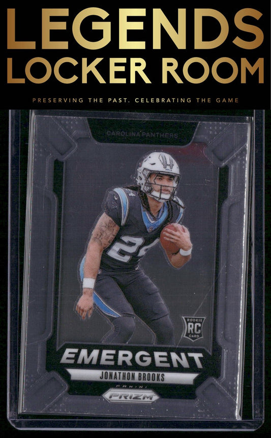 2024 Panini Prizm #9 Jonathon Brooks Emergent