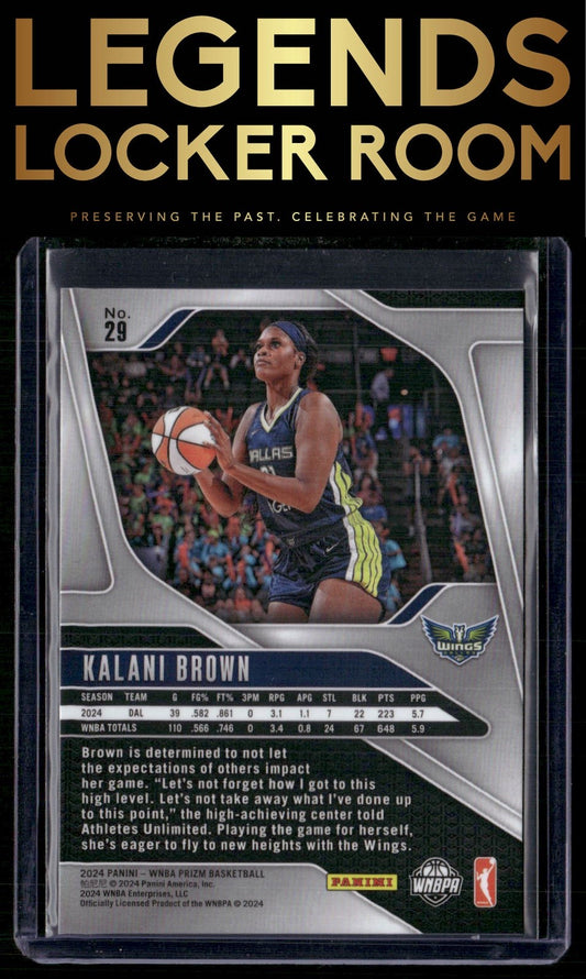 2024 Panini Prizm WNBA #29 Kalani Brown