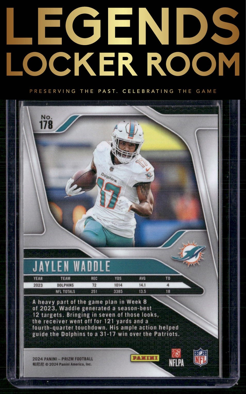 2024 Panini Prizm #178 Jaylen Waddle