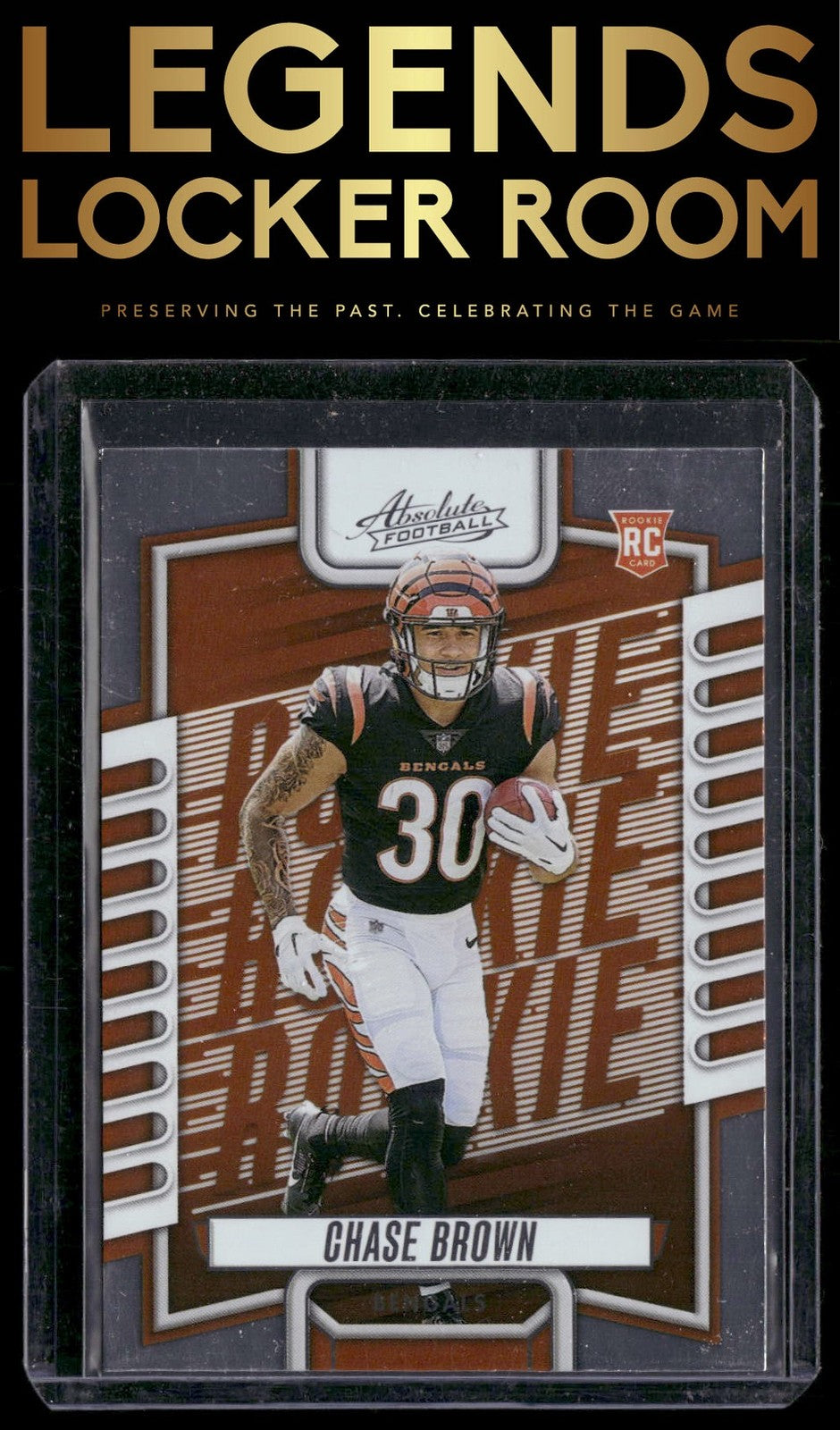 2023 Panini Absolute #142 Chase Brown Orange