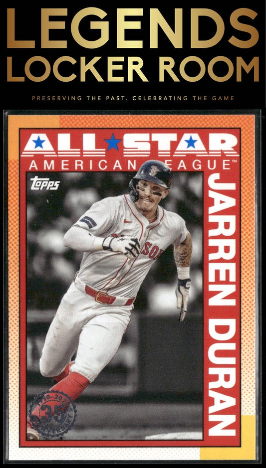 2025 Topps #90AS-45a Jarren Duran 1990 Topps Baseball 35th Anniversary All-Stars