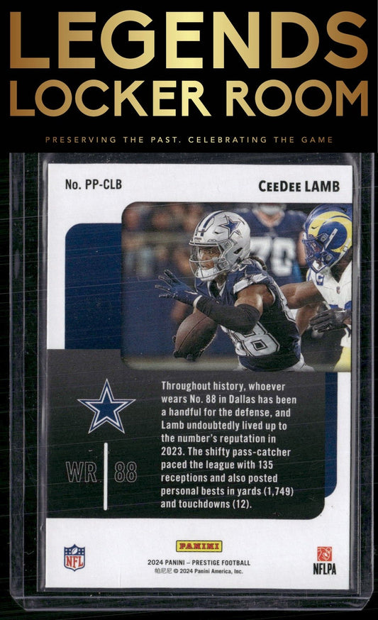 2024 Panini Prestige #PP-CLB CeeDee Lamb Prestigious Pros